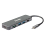 D-Link DUB-2327 6-in-1 USB-C Hub with HDMI, SD/microSD card reader and power delivery, 1* USB-C connector, 1* HDMI Port, 2* USB 
